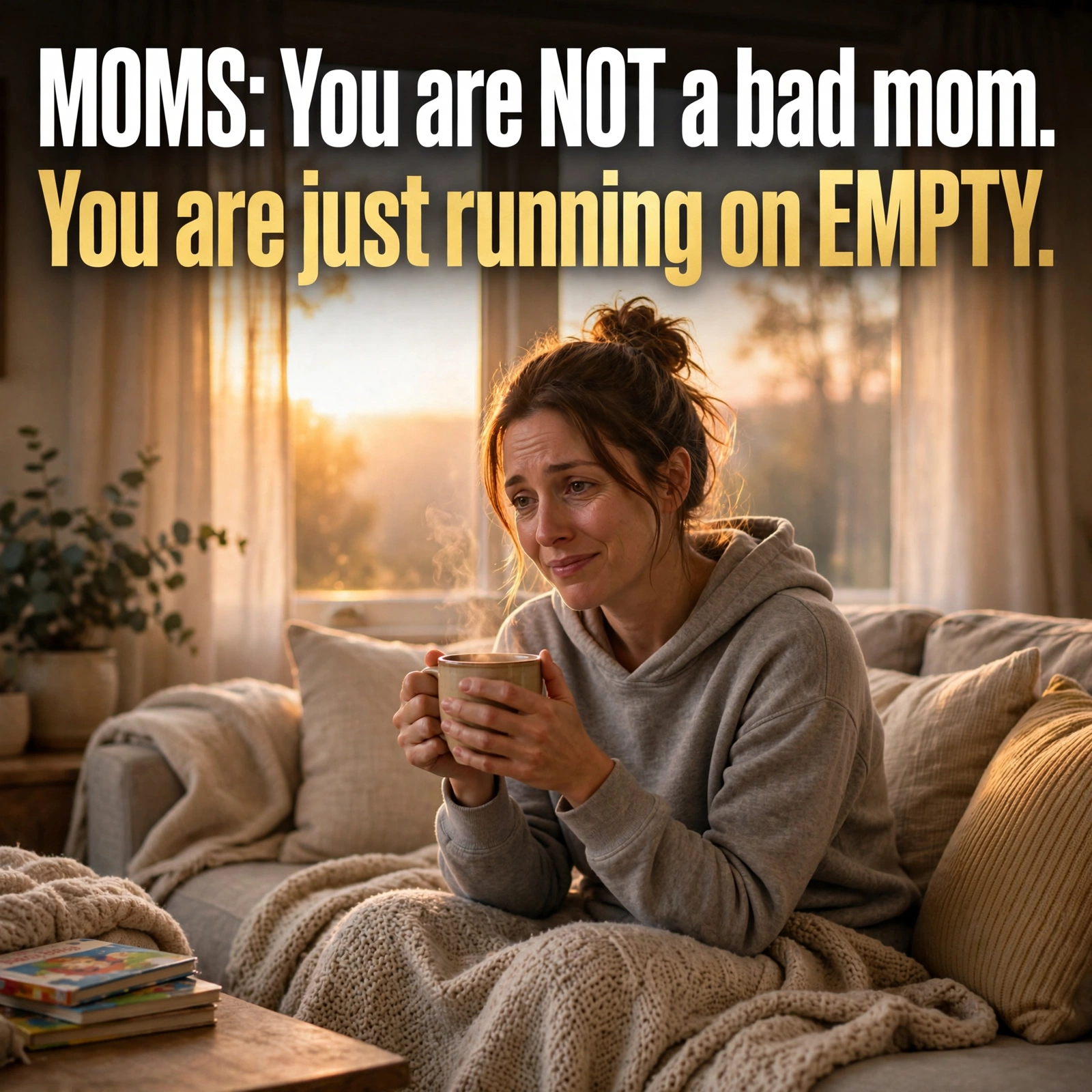 Not a Bad Mom, you are not a bad mom, you are just running on empty
